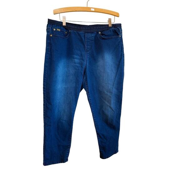 Diane Gilman Denim - Diane Gilman Dark Wash Jeans Sz.L